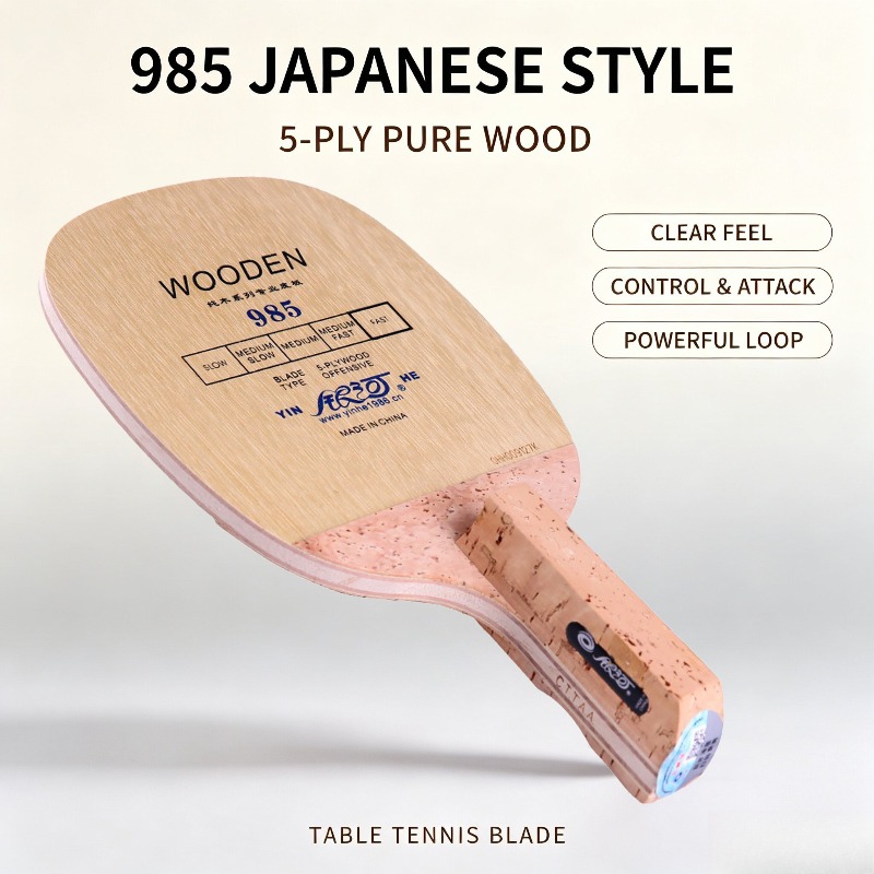 YINHE 985 Japanese Penhold Tab - đánh giá và giá Table Tennis Japanese