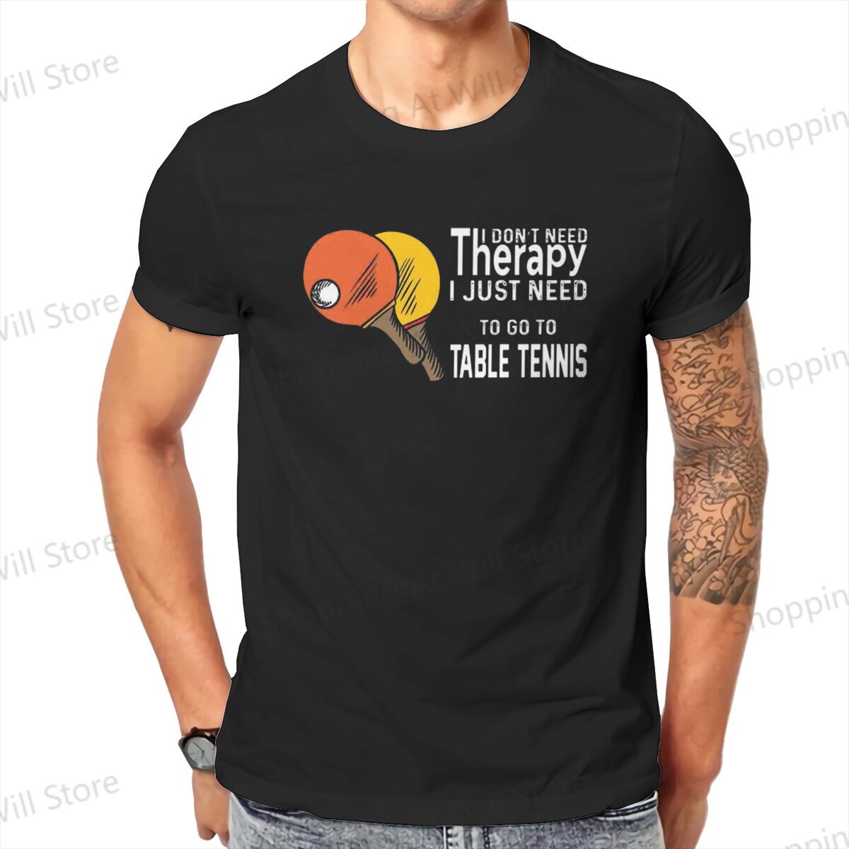 Tops 100% Cotton Leisure Sport - đánh giá và giá Table Tennis Japanese