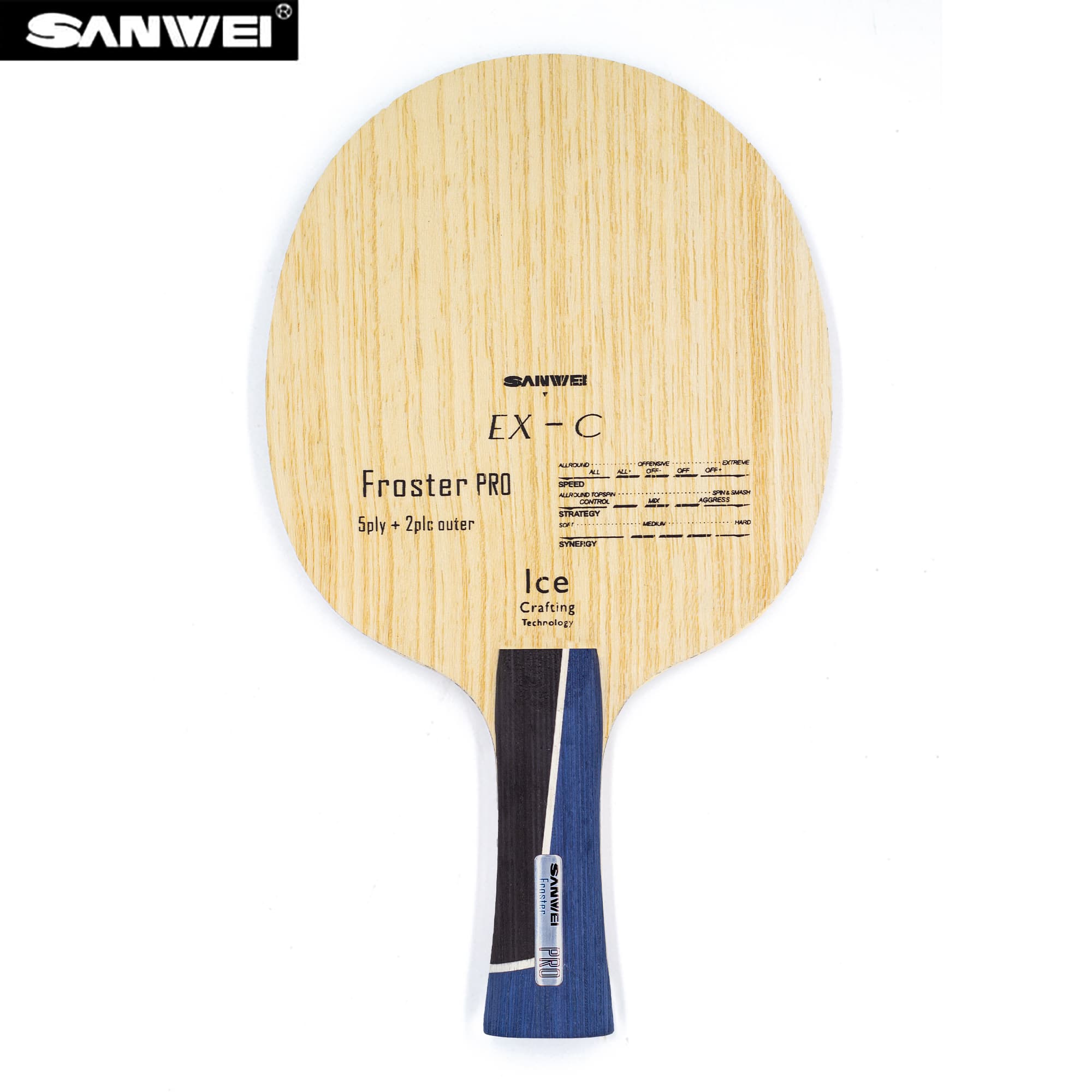 SANWEI ALC Table Tennis Blade  - đánh giá và giá Table Tennis Game