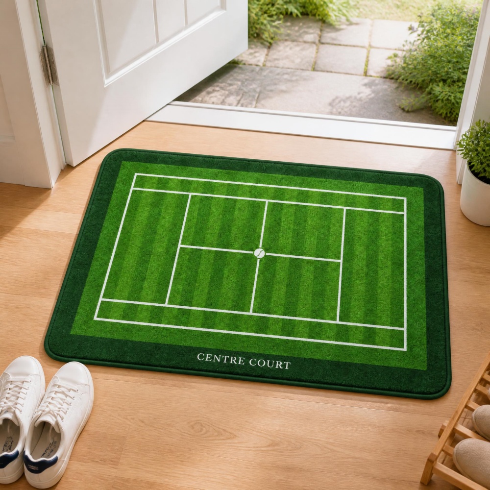 Green Grass Tennis Court Cryst - đánh giá và giá Table Tennis Footwork