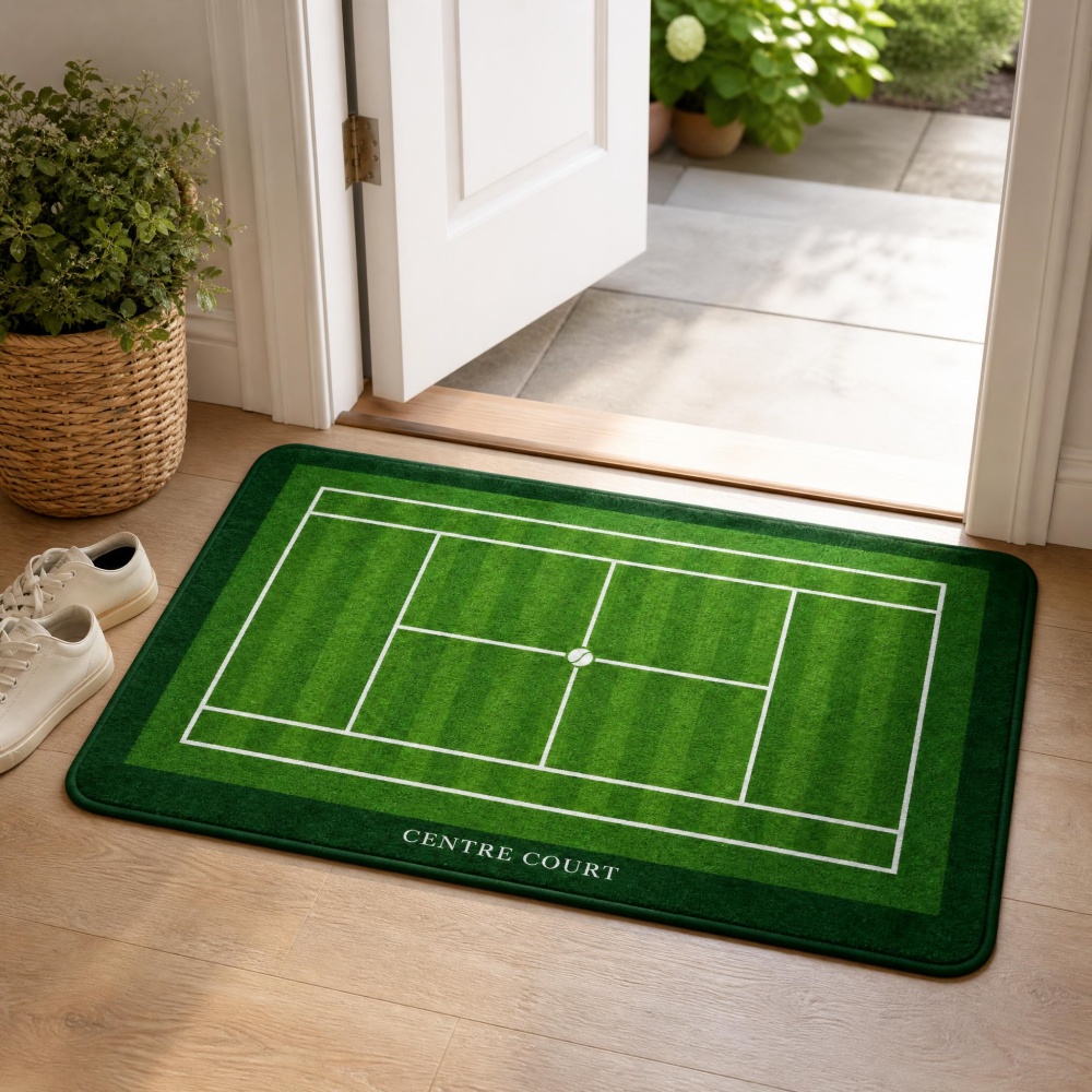 Green Grass Tennis Court Cryst - đánh giá và giá Table Tennis Footwork