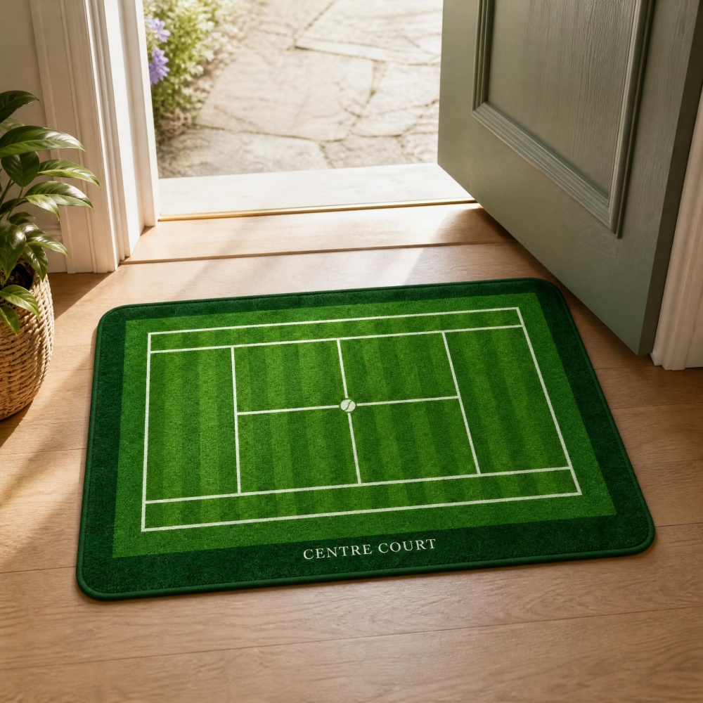 Green Grass Tennis Court Cryst - đánh giá và giá Table Tennis Footwork